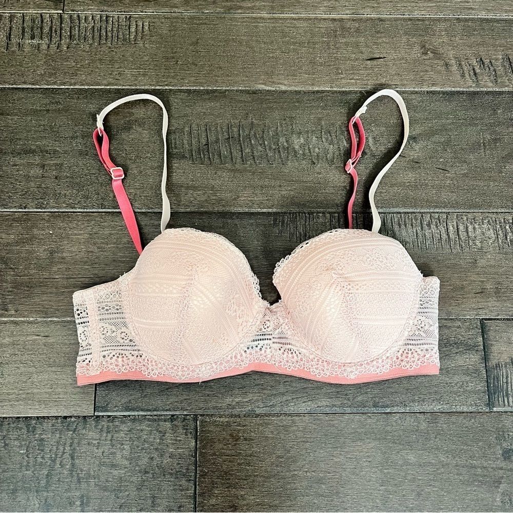 Marilyn Monroe 34C Bra Lace Pink